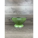 Vintage Chantal Colander #69-22S 2.5QT Green Enamel Cookware Strainer. Fixed Price $17.99.