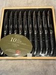 The English Kitchen Todd Steak Knife Set Of 10 Stainless Steel Flatware. Fixed Price $29.99.