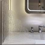 Large Shower Splash Guard, 2 Pack, 9.1 X 11.5 Inch, Waterproof Bathtub Corner. Fixed Price $28.99.