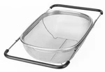 Kafoor Over The Sink Colander For Kitchen - 6 Quart 13X9 Inches, Silver. Fixed Price $29.07.