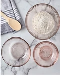 Anchor Hocking Glass Mixing Bowl Set 3PC Clear 1/1.5/2.5 Qt 15201. Fixed Price $29.99.