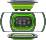 Qimh Collapsible Colander, Kitchen Set Over Sink Strainer. Fixed Price $18.19.