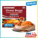 Turkey Oven Bags For Perfect Roasting - 21.7 X 23.6 10 Counts Large Size .... Fixed Price $9.50.