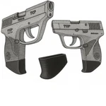 Grip Add-on 1.25" Extension For Better Hold Fits Taurus PT738 Tcp 380 And PT732. Fixed Price $23.99.