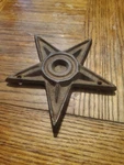 Cast Iron Star. Fixed Price $25.00.