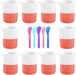 Pcs 100ML Silicone Measuring Cups, Nonstick Mixing For Resin Molds, Diy. Fixed Price $13.26.