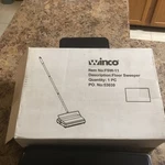Winco Steel Carpet/floor Sweeper FSW-11 New Box Black Free Shipping. Fixed Price $34.99.