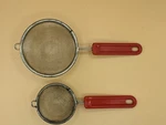 Vintage Dbgm Sieve Screen Strainer 2 Small Wire Mesh Basket Germany Red. Fixed Price $9.85.