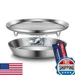 Wagensteiger Stainless Steel Mesh Tray Set With Drip Pan, Air Fryer Basket And. Fixed Price $51.98.