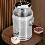 New Stainless Steel Milk Oil Pail Storage Bucket Wine Barrel Canister 20L Us. Fixed Price $87.03.