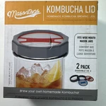 New Masontops Kombucha Lids Home Brewing Wide Mouth Jar Vented. Fixed Price $12.64.