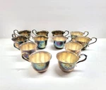 Vintage Gorham Silver Plated Punch Cups YC790 Set Of 12. Fixed Price $45.00.