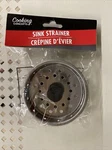Stainless Steel Kitchen Sink Drain Strainer Basket & Stopper Cooking Concepts. Fixed Price $14.99.