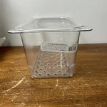 Cambro 6 Pack Clear Camwear Colander For 1/3 Size Food Pans 35CLRCW135. Fixed Price $19.99.