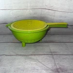 New Tupperware Double Colander Strainer 2149 2150 Margarita Green. Fixed Price $17.99.