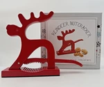 Hic Kitchen Reindeer Nutcracker Heavyweight Cast Aluminum (lever-action) Boxed. Fixed Price $15.44.