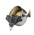 Drainer Home Kitchen Drainage Silicone Baffle Pot Side Vegetable Noodle Strainer. Fixed Price $10.72.