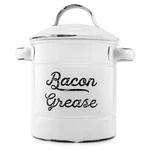 Auldhome Design Grease Container, White Enamelware Bacon Can W/straine.... Fixed Price $23.81.