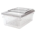 Cambro 18268CLRKIT135 Camwear 18"X26"X9" Colander W/ Collander, Bin, & Lid. Fixed Price $120.03.