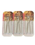 Everyday Living 68448. Set Of 3 Nutcracker W/ 2 Picks Each Pack. Nickel Plate. Fixed Price $15.20.