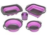 Purplechef 10 Pcs Collapsible Kitchen Silicone Over The Sink Strainer, Coland.... Fixed Price $46.26.