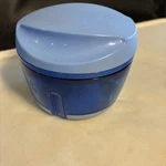 Tupperware Happy Chef W/ Double Blade Clear Blue Mechanical Hand Shredder 300 Ml. Fixed Price $14.99.