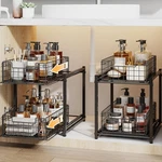 Silub Under Sink Organizer, 2-TIER Pull Out Cabinet Adjustable Hei.... Fixed Price $45.16.