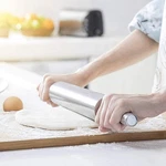 AQUR2020 Professional Stainless Steel Rolling Pin, 43CM 3#, Silver. Fixed Price $33.01.
