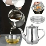 Stainless Steel Oil Pot With Filter Cooking Storage Kitchen Strainer Jug Us. Fixed Price $12.99.