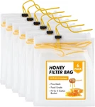 6 Pcs Honey Filter Bag,ultra-fine Food Grade Mesh Nylon Strainer With Adjustable. Fixed Price $10.41.