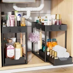 Under Sink Organizer Pack, Pull-out Sliding Storage Cabinet, 2-TIER. Fixed Price $24.55.