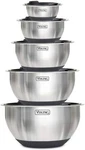 Viking 10-PIECE Stainless Steel Mixing, Prep And Serving Bowl Set, Black. Fixed Price $115.54.