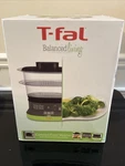 New! T-fal VC133851 2 Tier Compact Electric Food Steamer 4 Quart. Fixed Price $62.49.