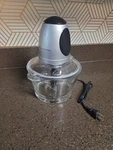 Cook's Essentials Glass Bowl Electric Food Chopper QCE1400-WORKS. Fixed Price $40.00.