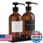 Lotion, Hand & Dish Soap Dispenser For Kitchen Bathroom Set. Fixed Price $64.87.