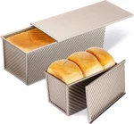 Padele Pack Pullman Loaf Pan With Lid, 13X4 & 9X4 Inch (2.2 Lb Dough Ca. Fixed Price $46.99.