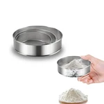 3PCS Sieve Fine Mesh With Brush, Stainless Steel Round Sifter For Baking, Flo.... Fixed Price $26.45.