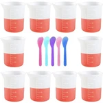Pcs 100ML Silicone Measuring Cups, Nonstick Mixing For Resin Molds, D.... Fixed Price $17.09.