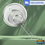 1/3PCS Mesh Strainer With Handle Stainless Steel Kitchen Sieving & Sifting Tools. Fixed Price $9.99.