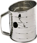 Norpro 3-CUP Stainless Steel Rotary Hand Crank Flour Sifter. Fixed Price $18.98.