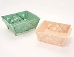 Kuhn Rikon 2 Piece Folding Colander Baskets Sage/sand K65360 Qvc Storage New. Fixed Price $14.99.