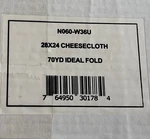 Arkwright Cheesecloth 100% Cotton Grade 50 36" X 21 Yards 63 Feet Unbleached. Fixed Price $39.99.