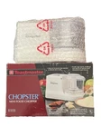 Toastmaster Chopster Mini Food Chopper White Model 1111 W/ Original Box. Nob.. Fixed Price $20.55.