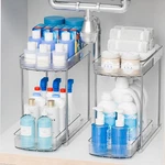 Pack Large Pull Out Bathroom Organizers And STORAGE,2 Tier 12.8 Tall Slidi.... Fixed Price $30.51.