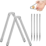 Nut Cracker 2PCS And 4 Picks,stainless Steel Tool Set For Seafood. Fixed Price $12.24.