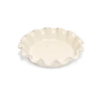 Emile Henry Made In France Ruffled Pie Dish 10.5" X 2.5" / 1.25QT Clay. Fixed Price $75.22.