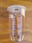 Braun Multi Quick Immersion Hand Held Blender Chopper Measure Cup & Lid Part. Fixed Price $7.99.