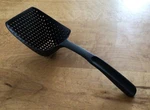 Pampered Chef 13" Scoop And Drain #1622 Plastic Nylon Black Strainer Usa Nice!. Fixed Price $21.00.