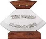 The Great Alaskan Ulu Knife With Stand Free Shipping Usa. Fixed Price $19.76.