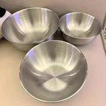 1PCS Stainless Steel Mixing Bowl Set With Scale Non Slip Kitchen - New. Fixed Price $24.96.
